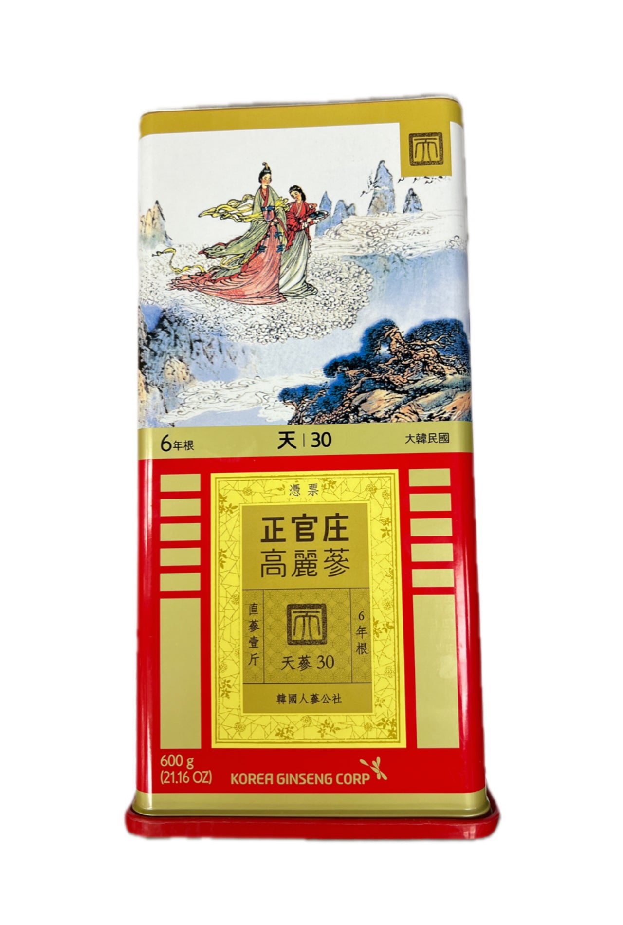 正官庄高麗蔘 6年根-天30 600g