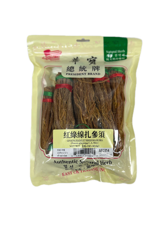 紅路線扎參須